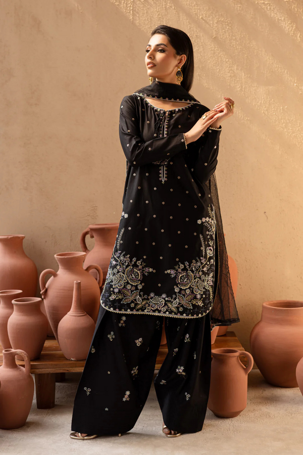 Midnight Embroidered 3-Piece