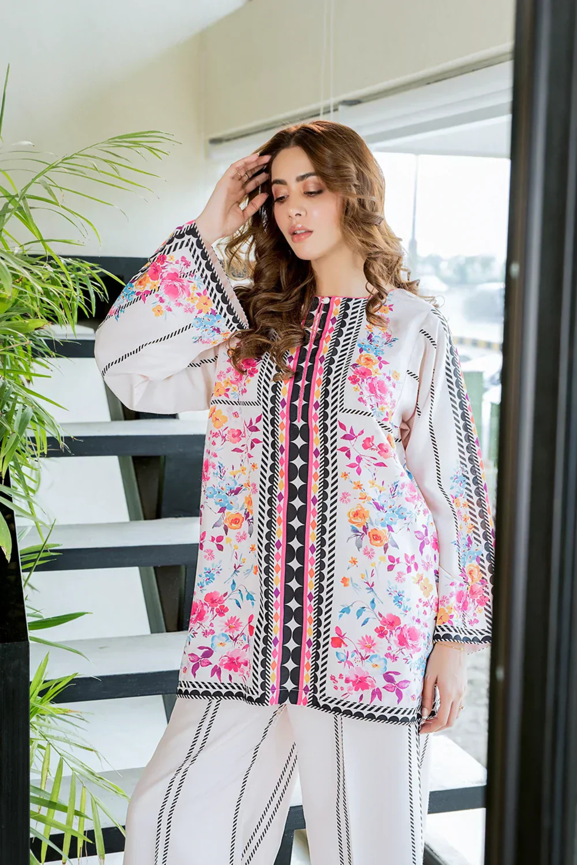 Plazo Digital Printed 2-Piece