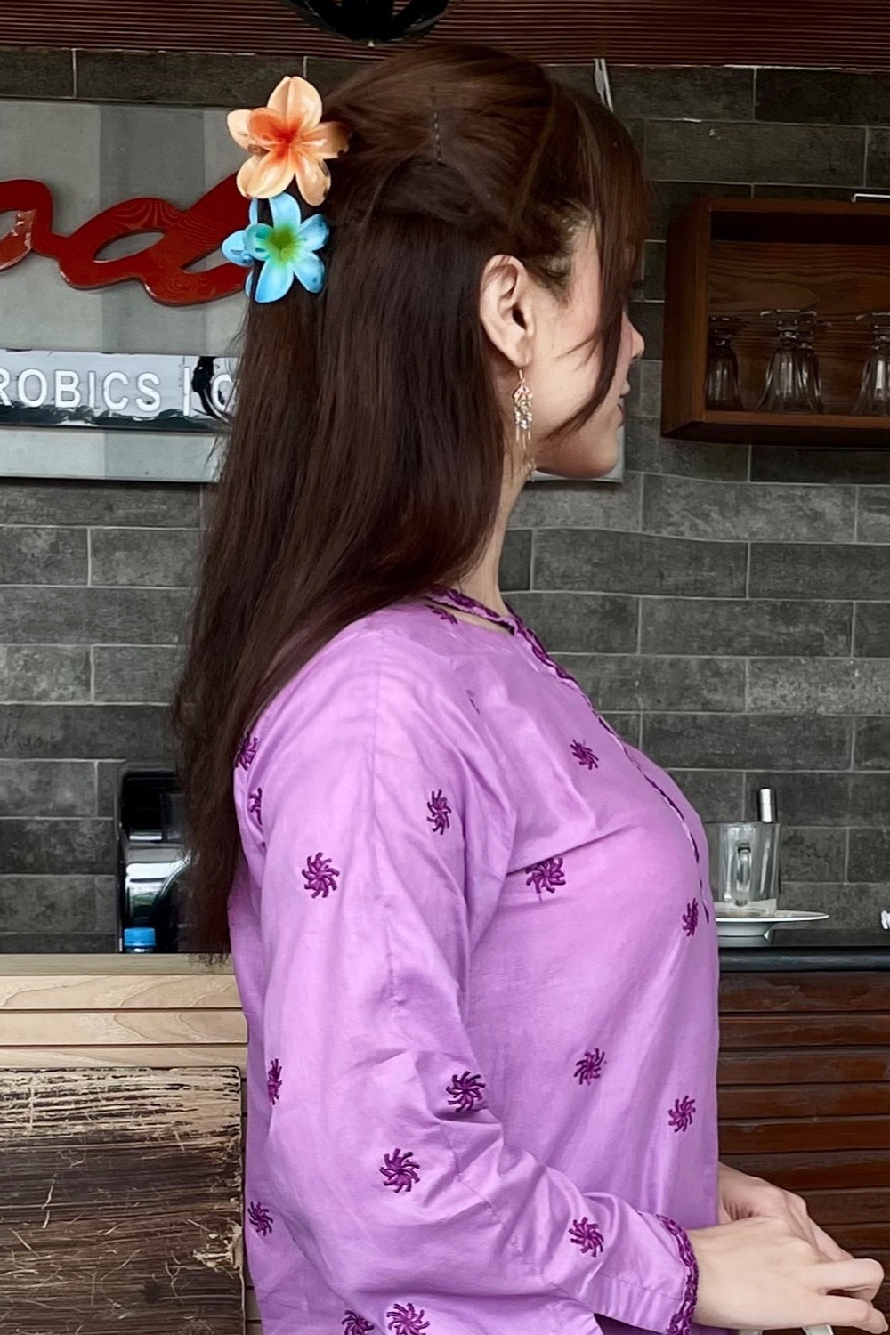 Rosaiba Embroidered 2-Peice