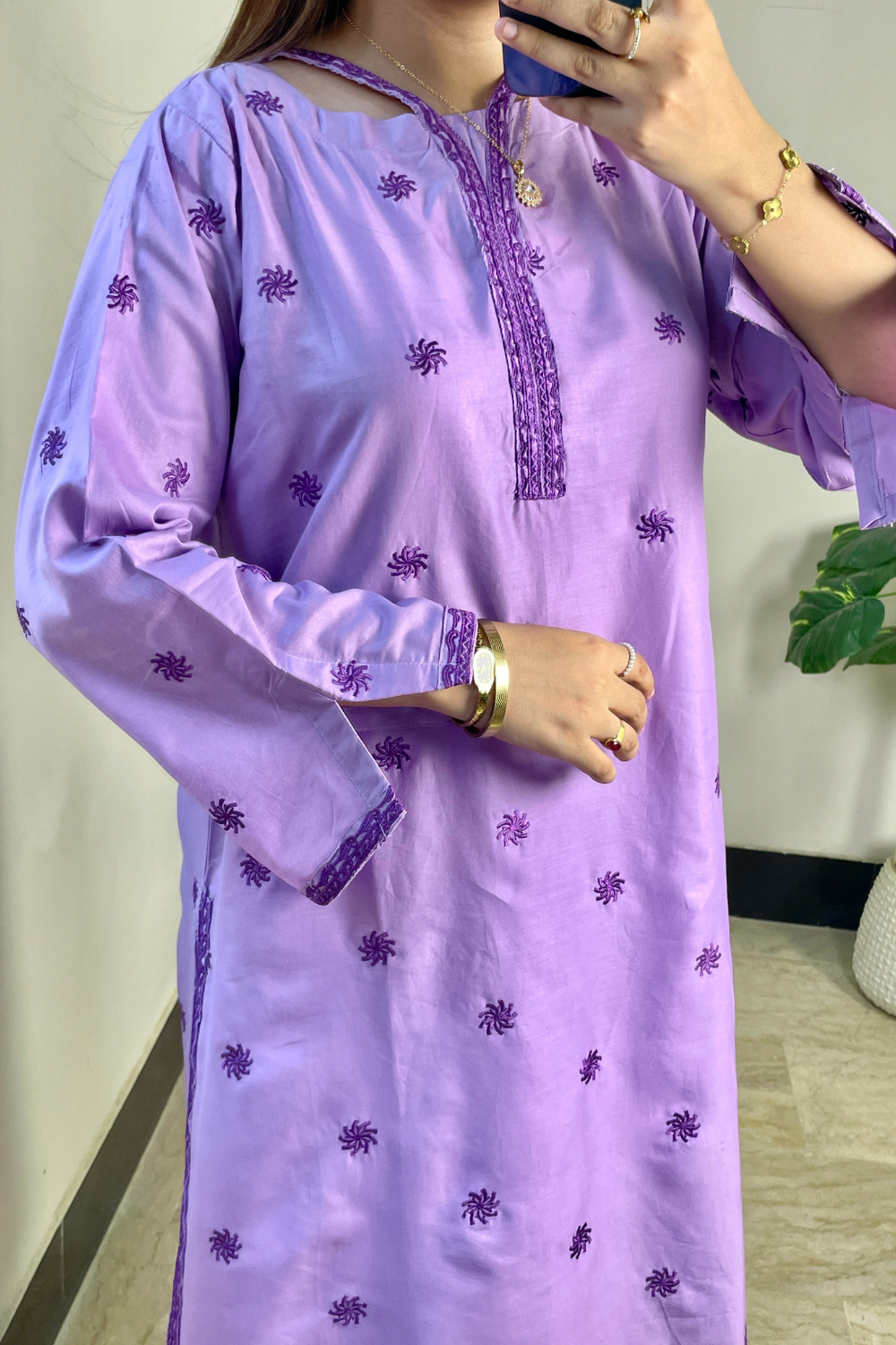 Rosaiba Embroidered 2-Peice