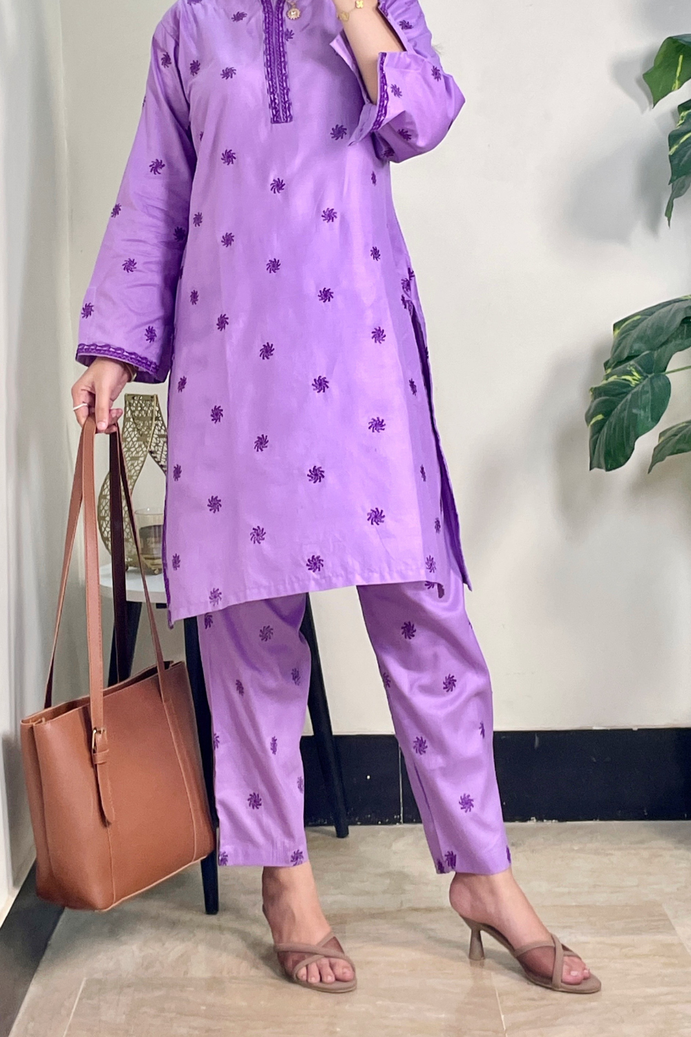 Rosaiba Embroidered 2-Peice