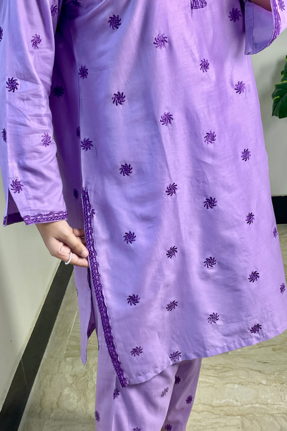 Rosaiba Embroidered 2-Peice