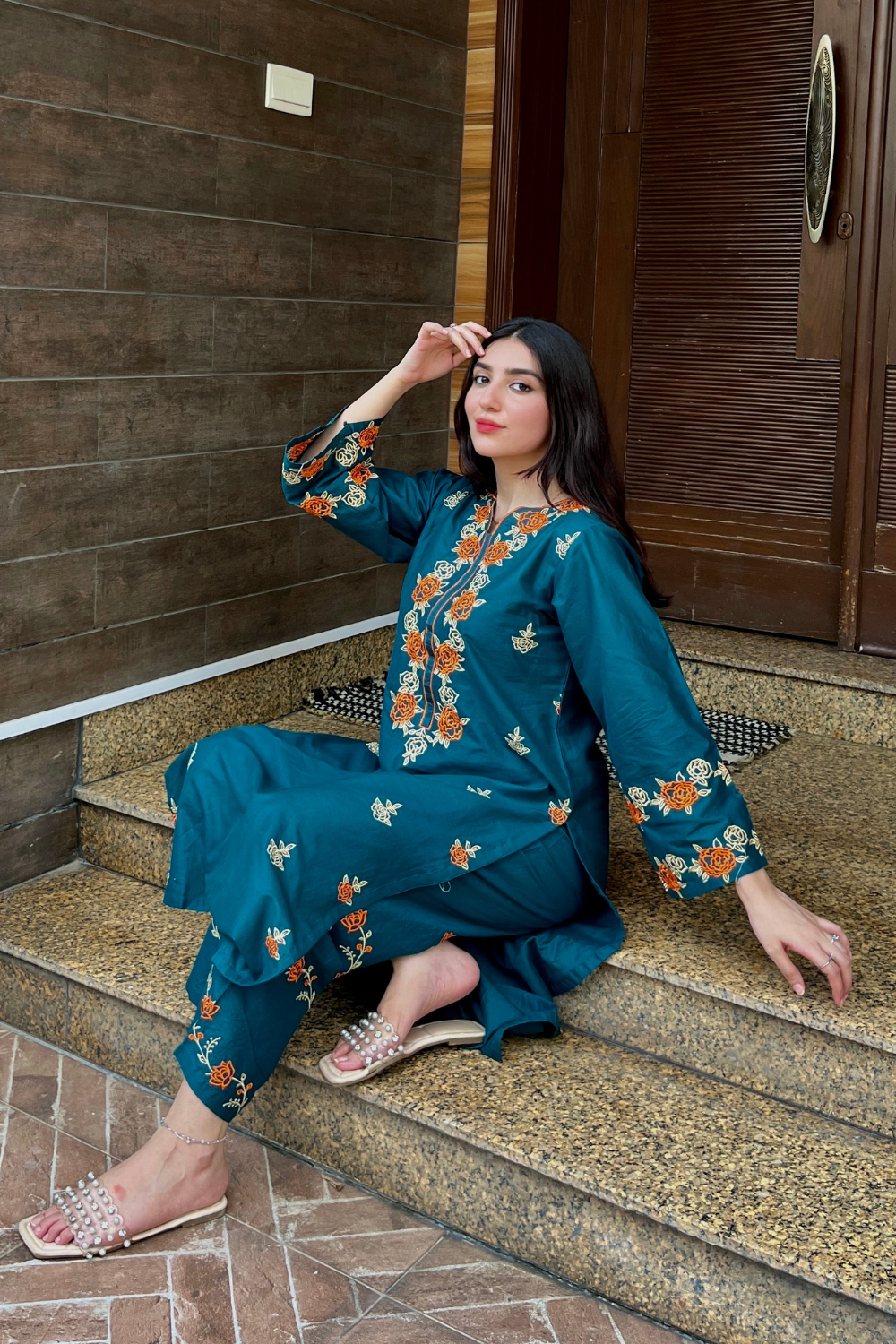 Shanzil Embroidered 2-Piece