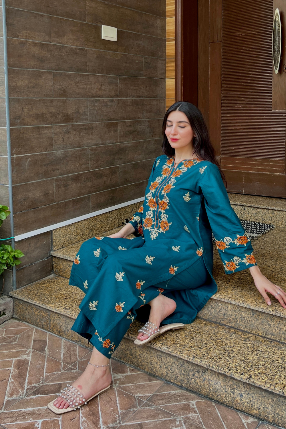 Shanzil Embroidered 2-Piece
