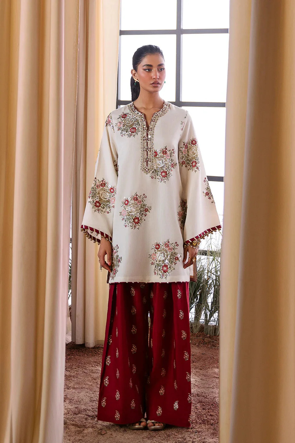 Cherry Embroidered 2-Piece
