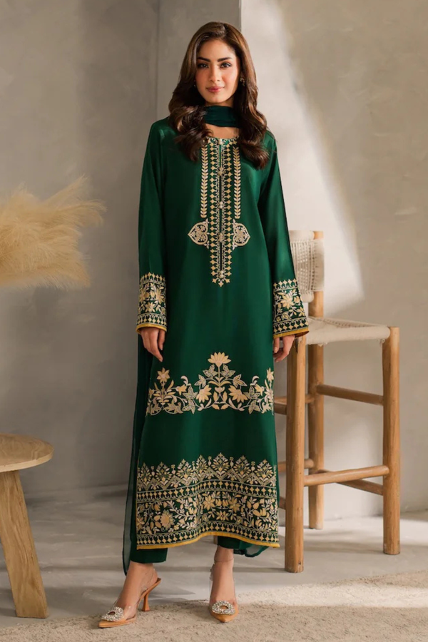 Petal Embroidered 3-Piece